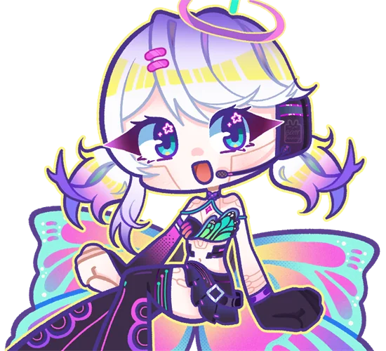 Chibi Ender excited about a surprise gift